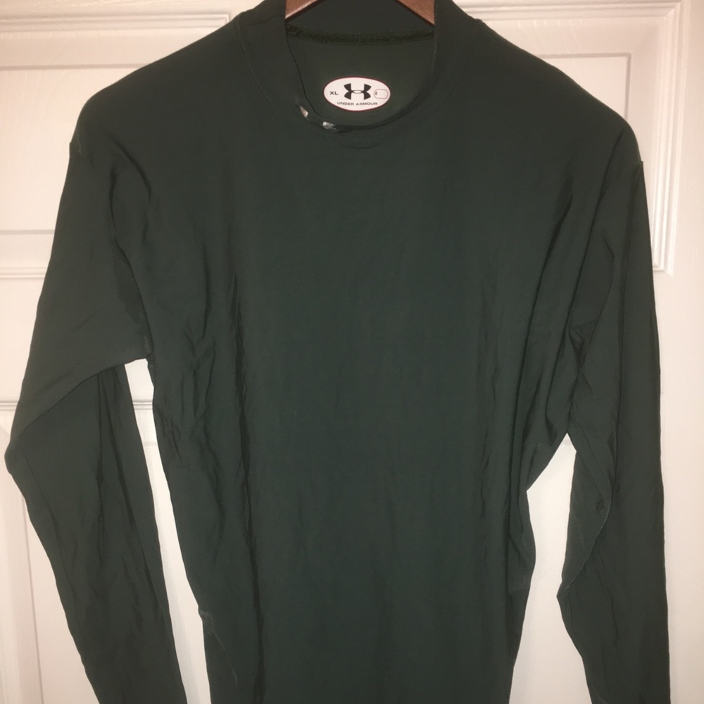 Under Armor green base layer